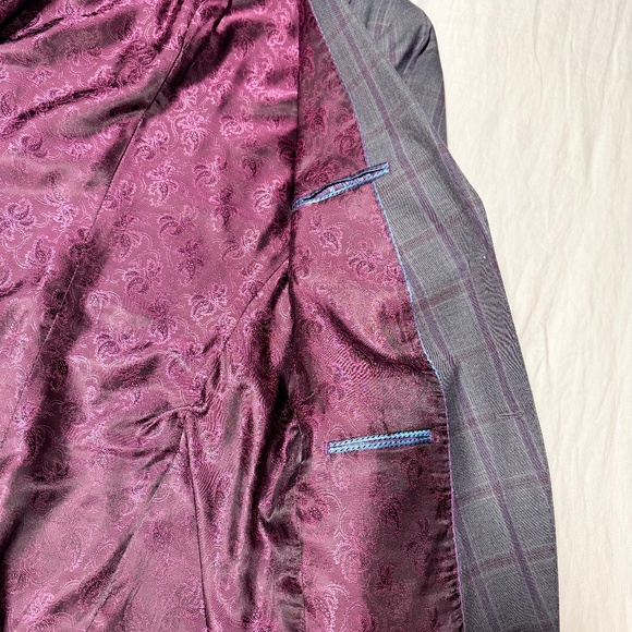 English Laundry Slim Fit Suit – Size 40L (With Matching Pants) - Picture 3 of 7